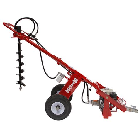 motorized auger post hole digger